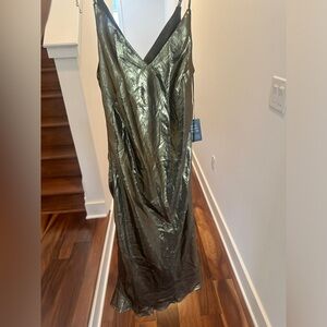 Metallic express dress